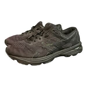Asics GT 1000 6 Triple Black Running Sneakers Shoes Men's 9.5 Lifestyle Shoes